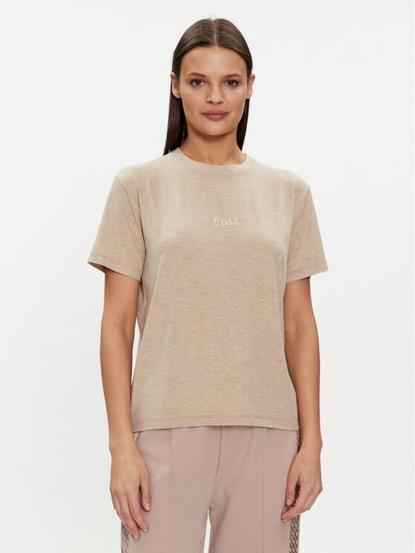 Boss Boss T-shirt Select 50515539 Bež Regular Fit