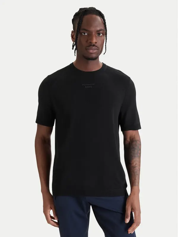 Boss BOSS T-shirt Spirit70 50558363 Crna Regular Fit