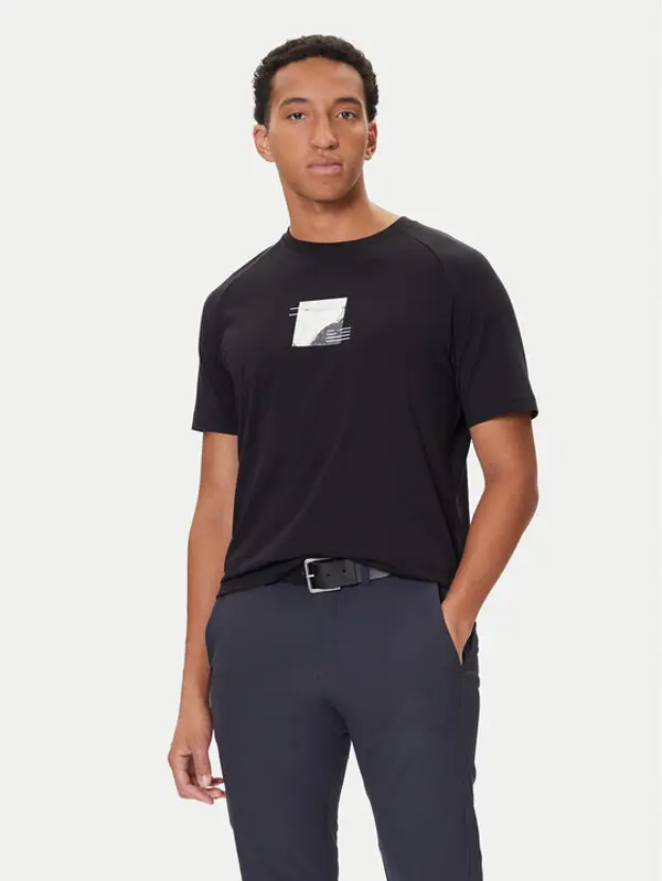 Boss BOSS T-shirt Stripe Zone 50548093 Crna Relaxed Fit