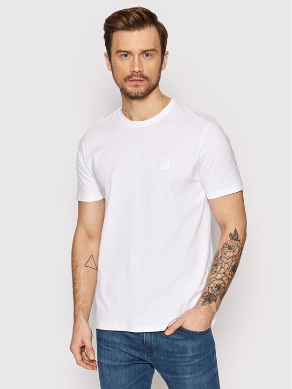Boss Boss T-shirt Tales 50472584 Bijela Relaxed Fit