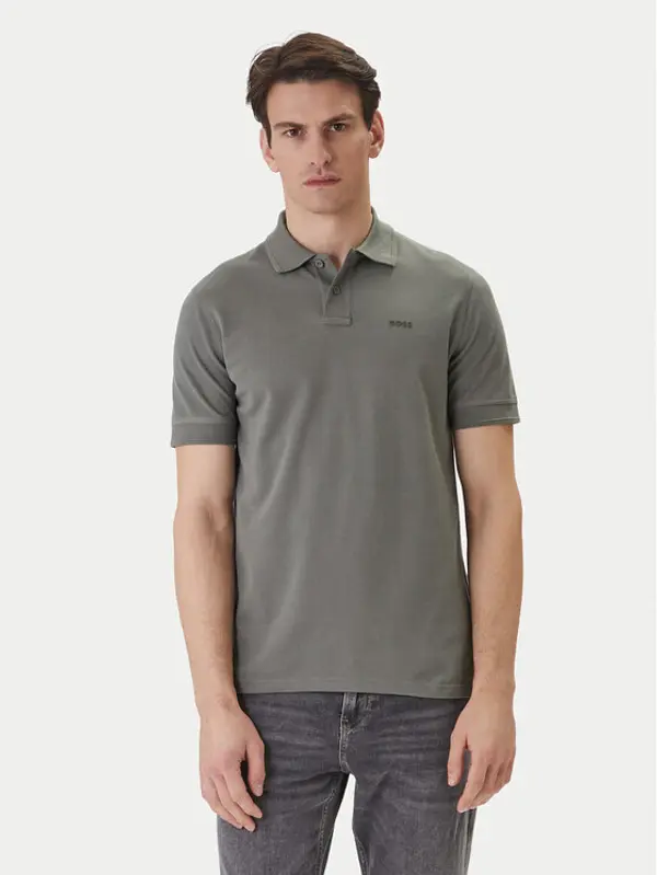 Boss BOSS T-shirt Tales 50508584 Siva Regular Fit