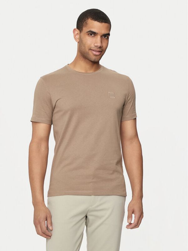 Boss Boss T-shirt Tales 50508584 Smeđa Relaxed Fit