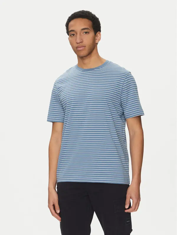 Boss BOSS T-shirt TalesStripe 50499334 Plava Relaxed Fit