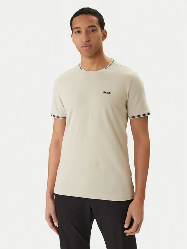 Boss BOSS T-shirt Taul 50521245 Bež Regular Fit
