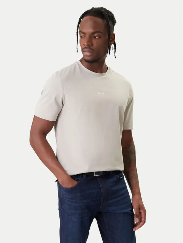 Boss BOSS T-shirt Tchup 50473278 Bež Relaxed Fit