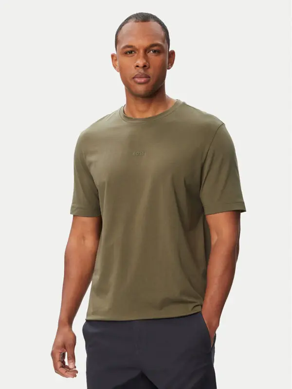 Boss BOSS T-shirt TChup 50473278 Tamno zelena Relaxed Fit