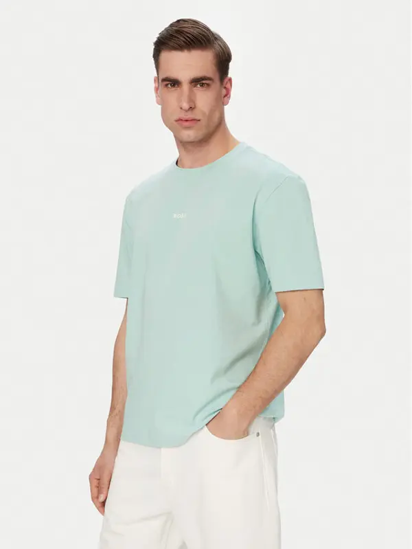 Boss BOSS T-shirt Tchup 50473278 Tirkizna Relaxed Fit