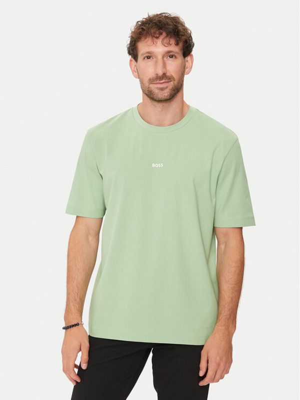Boss Boss T-shirt Tchup 50473278 Zelena Relaxed Fit