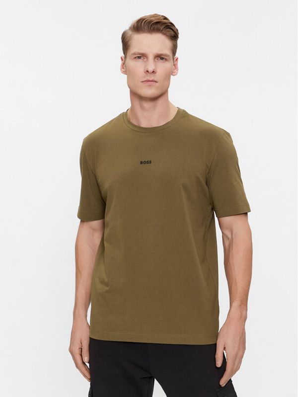 Boss Boss T-shirt Tchup 50473278 Zelena Relaxed Fit