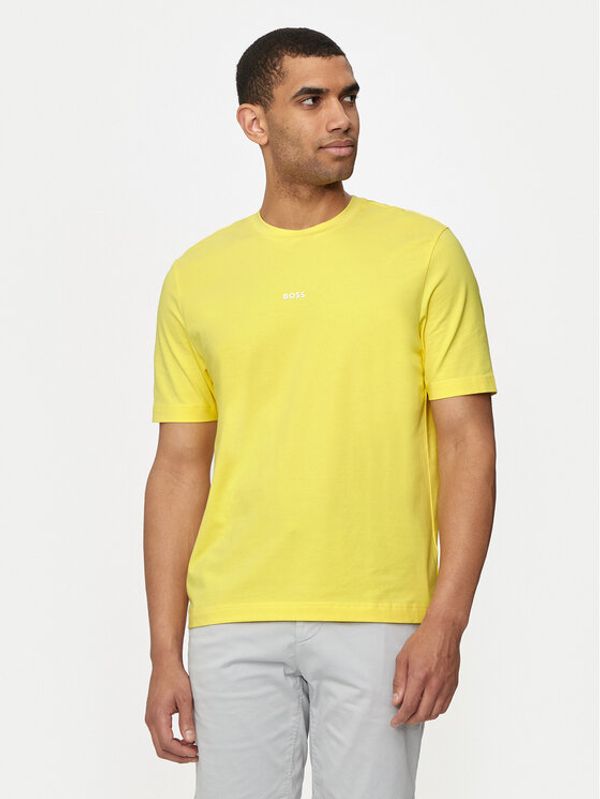 Boss Boss T-shirt Tchup 50473278 Žuta Relaxed Fit