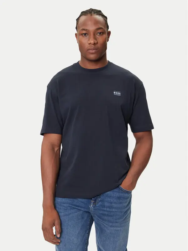 Boss BOSS T-shirt Te_Move 50547087 Tamnoplava Relaxed Fit