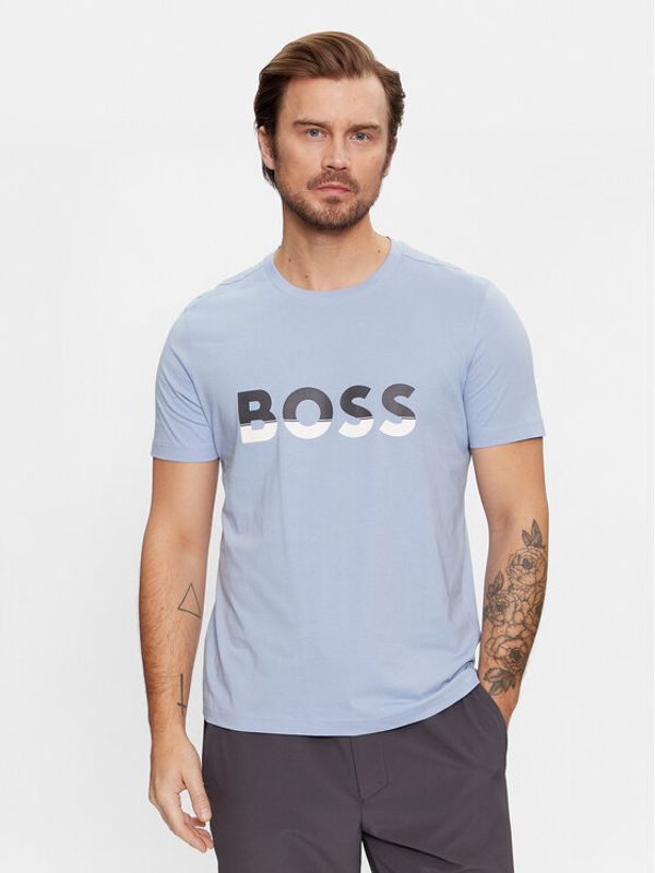Boss Boss T-shirt Tee 1 50477616 Plava Regular Fit