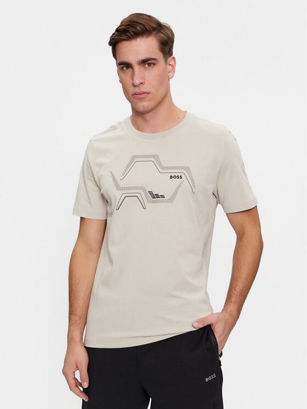Boss Boss T-shirt Tee 3 50506358 Bež Regular Fit