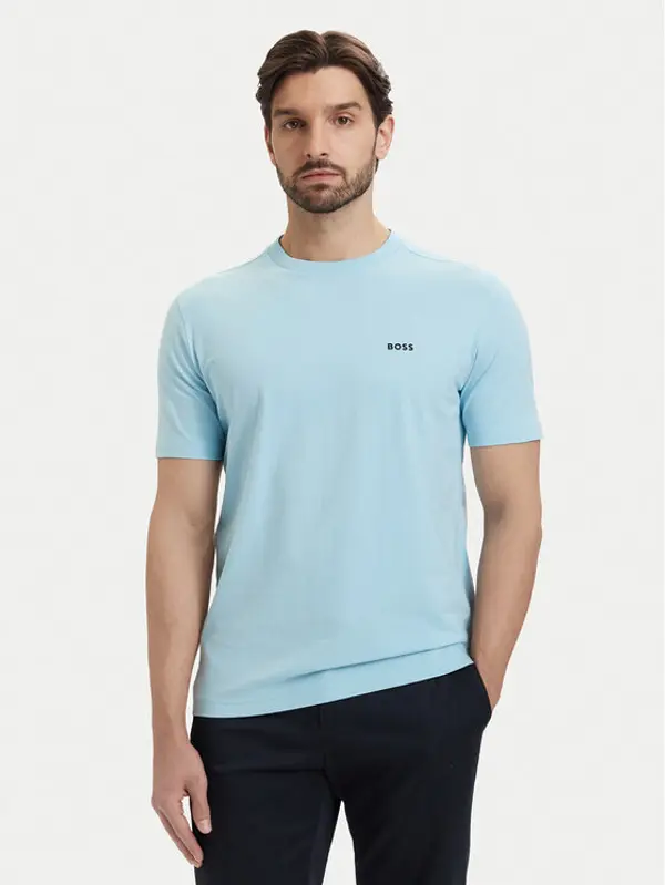 Boss BOSS T-shirt Tee 50506373 Svijetlo plava Regular Fit