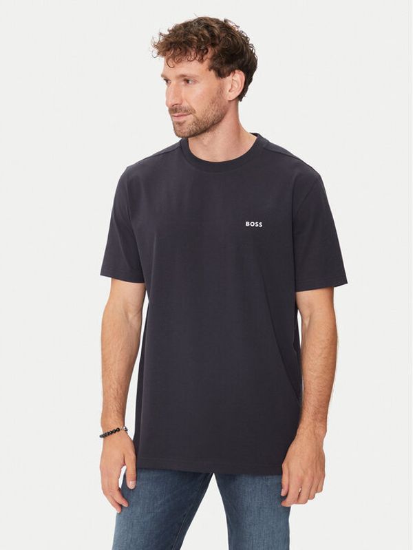 Boss Boss T-shirt Tee 50506373 Tamnoplava Regular Fit