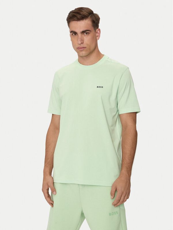 Boss Boss T-shirt Tee 50506373 Zelena Regular Fit