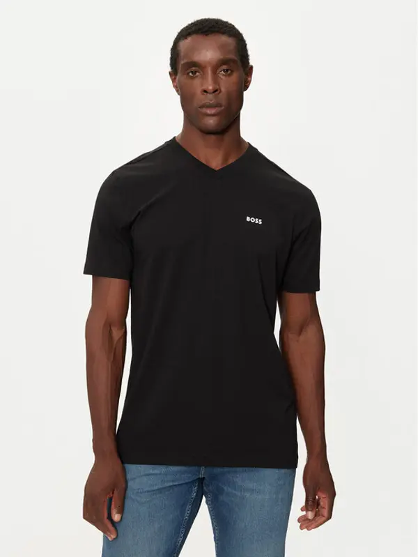 Boss Boss T-shirt Tee V 50506347 Crna Regular Fit