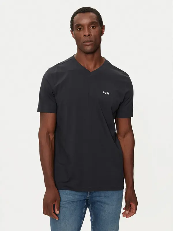 Boss Boss T-shirt Tee V 50506347 Tamnoplava Regular Fit
