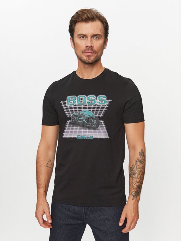 Boss Boss T-shirt Teenter 50503551 Crna Regular Fit