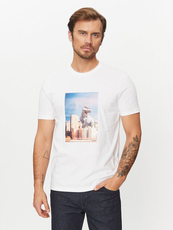 Boss Boss T-shirt Tefragile 50503535 Bijela Regular Fit