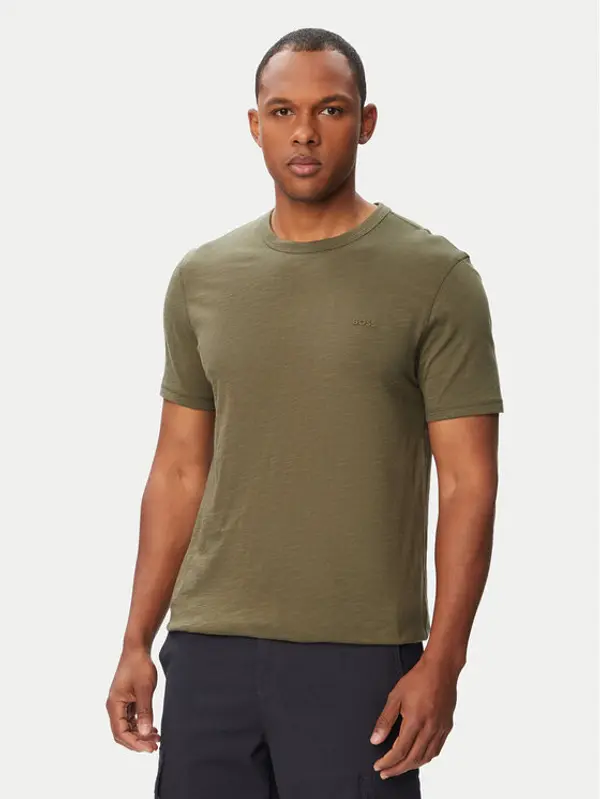 Boss BOSS T-shirt Tegood 50508243 Tamno zelena Regular Fit