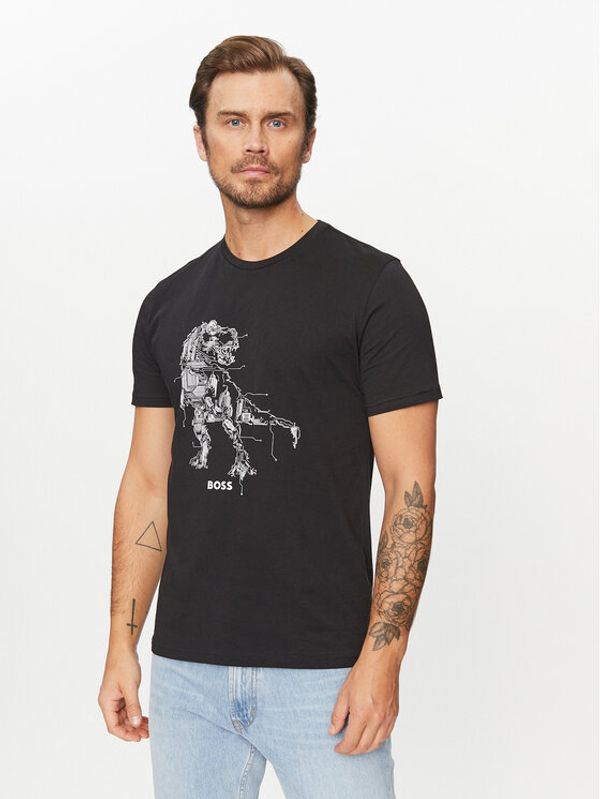 Boss Boss T-shirt Terassic 50510376 Crna Regular Fit