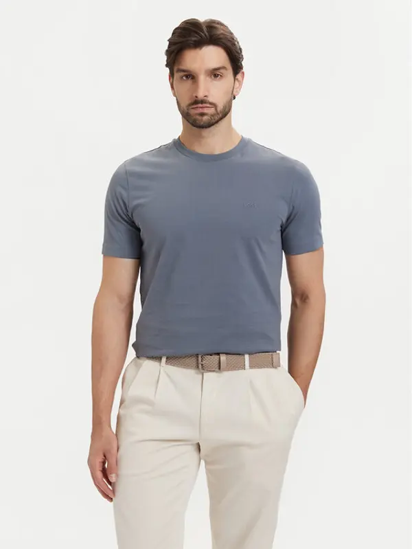 Boss BOSS T-shirt Thompson 01 50468347 Plava Regular Fit