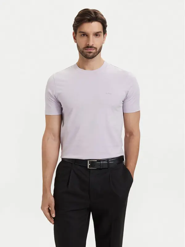 Boss BOSS T-shirt Thompson 01 50468347 Svijetlo ljubičasta Regular Fit