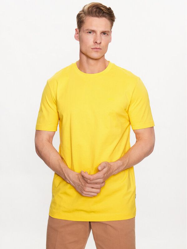 Boss Boss T-shirt Thompson 01 50468347 Žuta Regular Fit