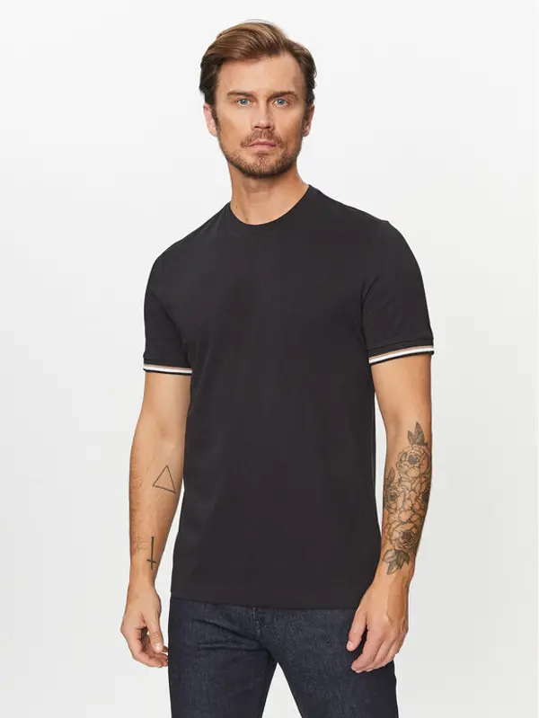 Boss Boss T-shirt Thompson 04 50501097 Crna Regular Fit
