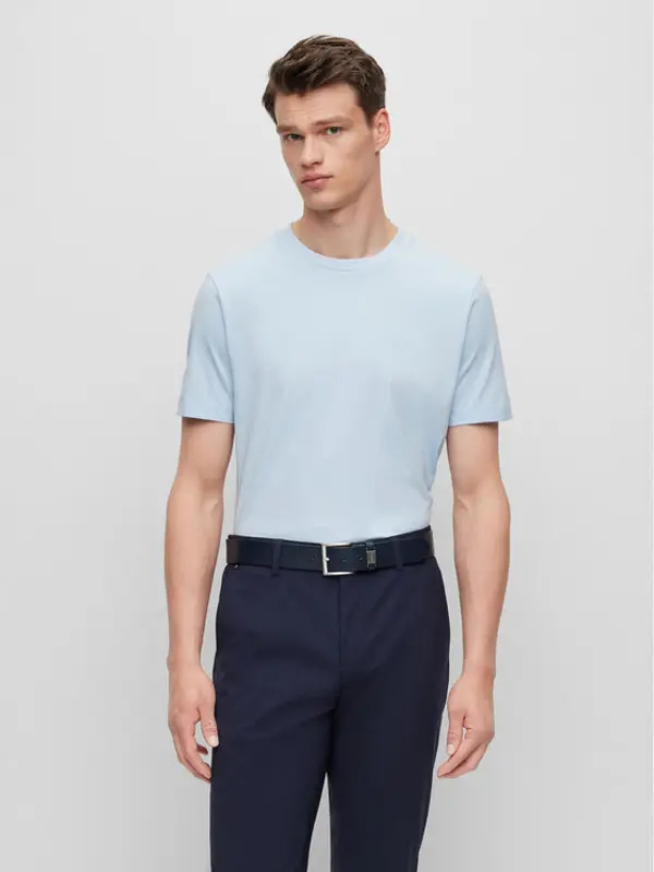 Boss Boss T-shirt Thompson 50468347 Svijetloplava Regular Fit