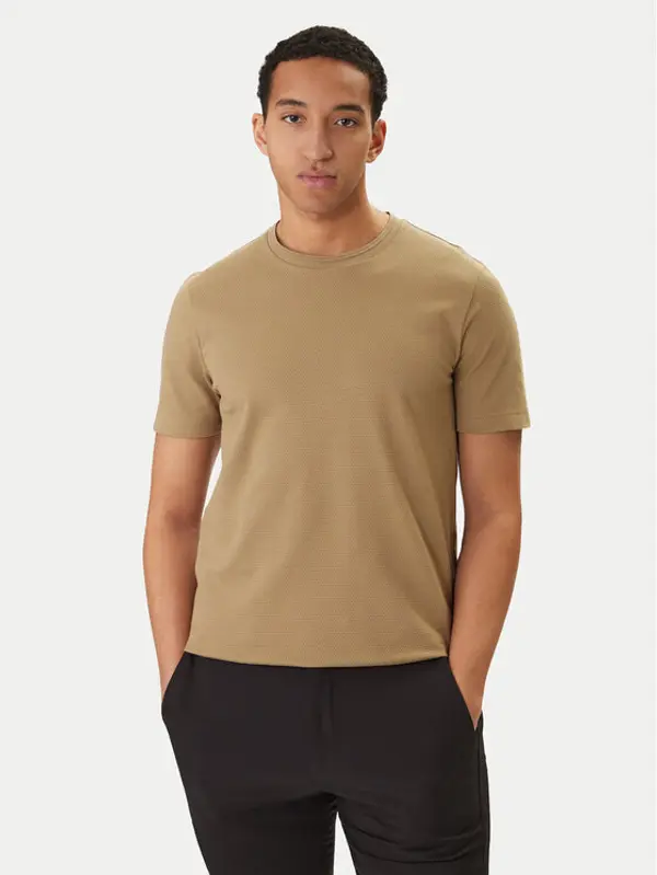 Boss BOSS T-shirt Tiburt 240 50452680 Kaki Regular Fit