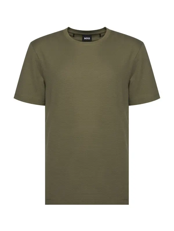 Boss BOSS T-shirt Tiburt 240 50452680 Zelena Regular Fit