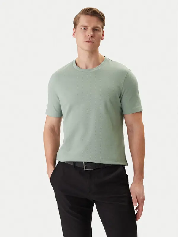 Boss BOSS T-shirt Tiburt 240 50452680 Zelena Regular Fit