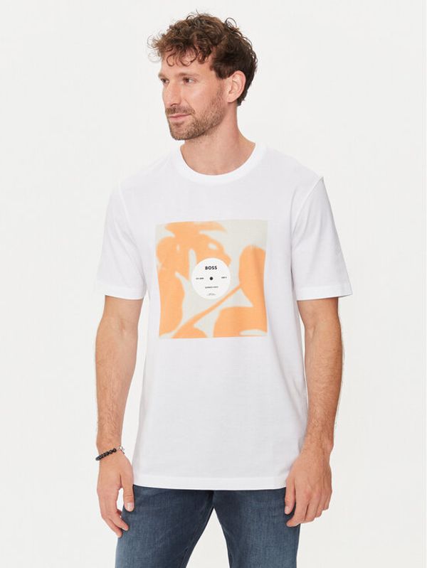 Boss Boss T-shirt Tiburt 388 50512132 Bijela Regular Fit