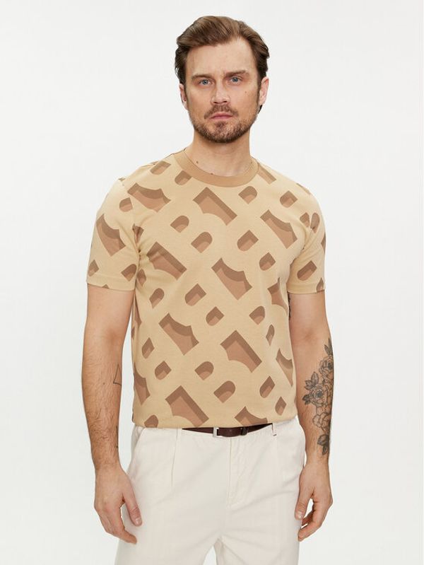 Boss Boss T-shirt Tiburt 419 50504100 Bež Regular Fit