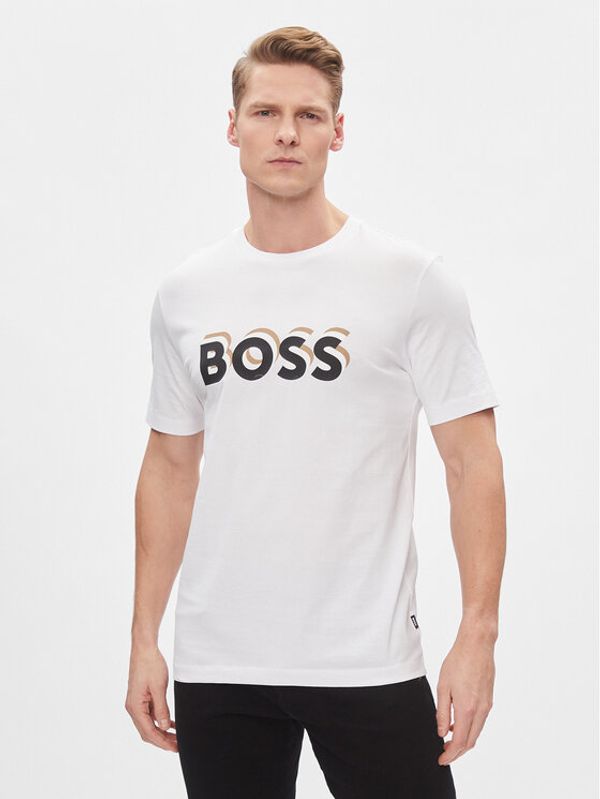 Boss Boss T-shirt Tiburt 427 50506923 Bijela Regular Fit