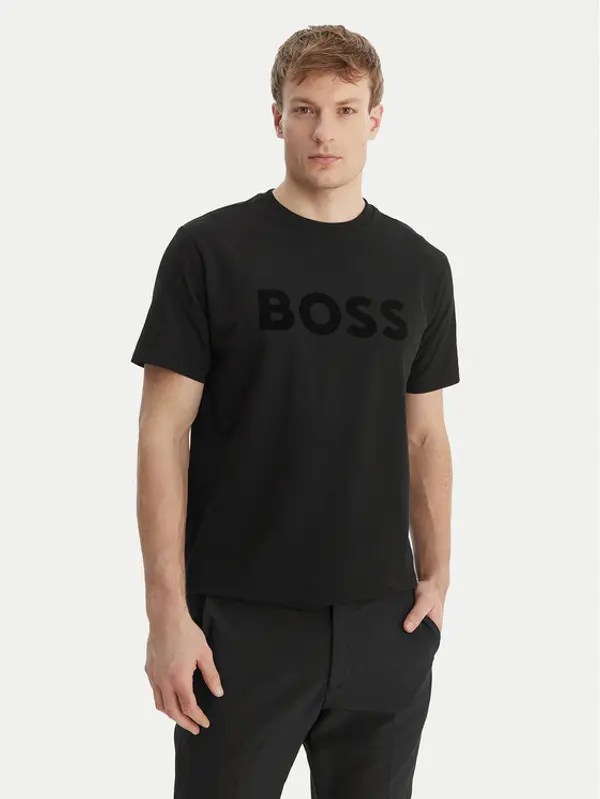 Boss BOSS T-shirt TS_Iconic Logo 50553636 Crna Regular Fit