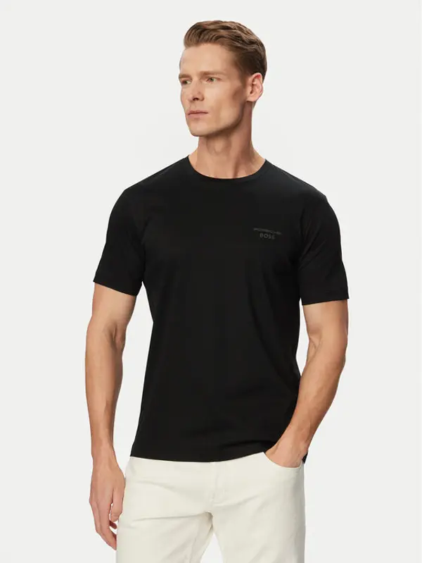 Boss BOSS T-shirt TS_PS Spirit 70 50562696 Crna Regular Fit