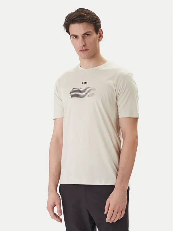 Boss BOSS T-shirt TS_Unity 50554557 Bež Regular Fit