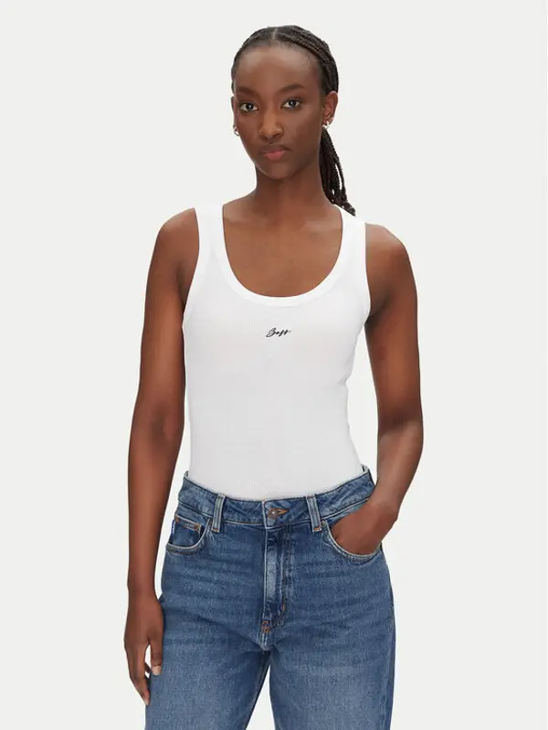 Boss BOSS Top C_Ematite 50547548 Bijela Slim Fit