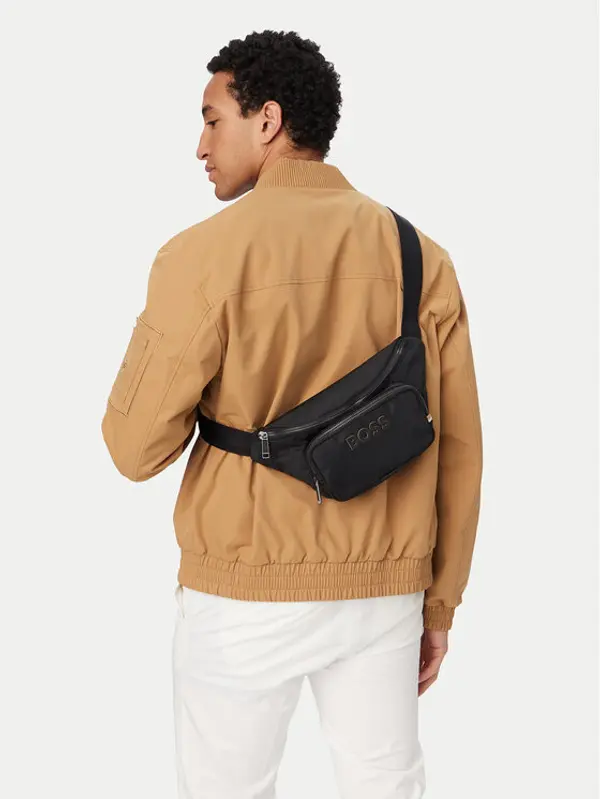 Boss BOSS Torbica oko struka﻿ Catch 3.0 Bumbag 50511938 Crna