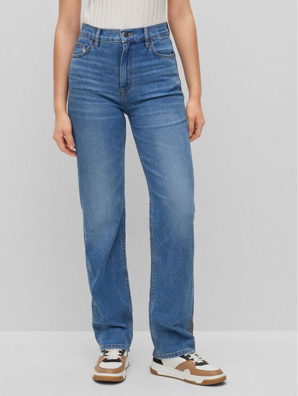 Boss Boss Traperice Ada 50489824 Plava Straight Leg