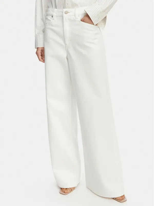 Boss BOSS Traperice C Slouchy MR 2.0 50558723 Bijela Relaxed Fit