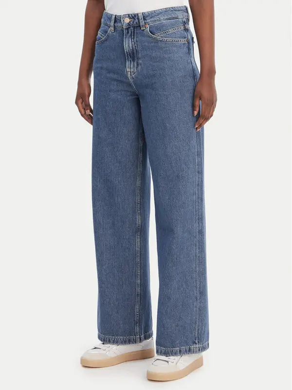Boss BOSS Traperice Marlene 50552093 Plava Wide Leg