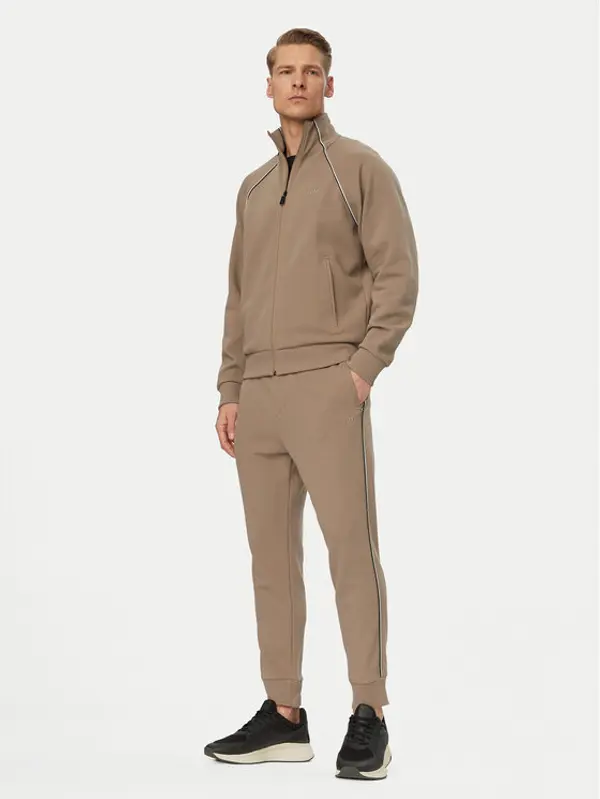 Boss BOSS Trenerka 50555906 Tamno bež Regular Fit