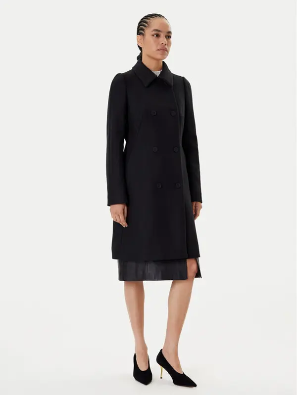 Boss BOSS Vuneni kaput Cale 50550723 Crna Relaxed Fit