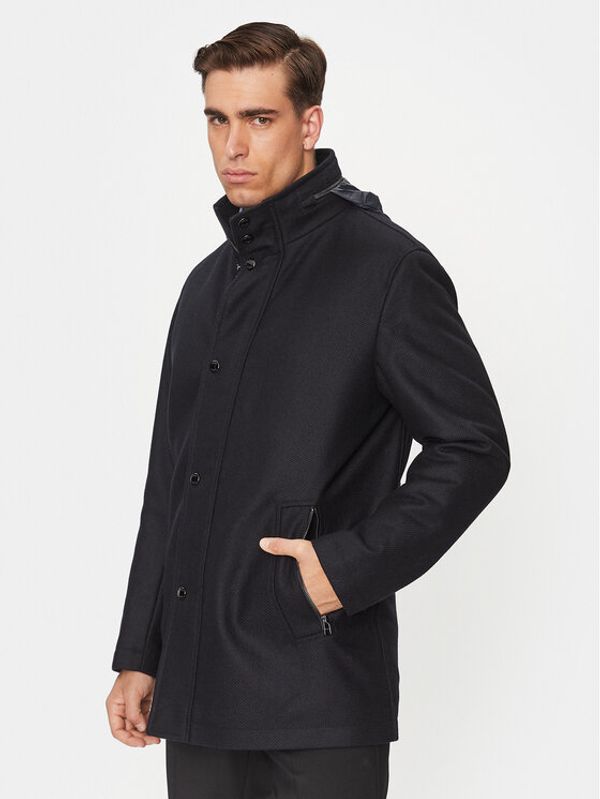 Boss Boss Vuneni kaput H-Camron-234 50502267 Tamnoplava Relaxed Fit