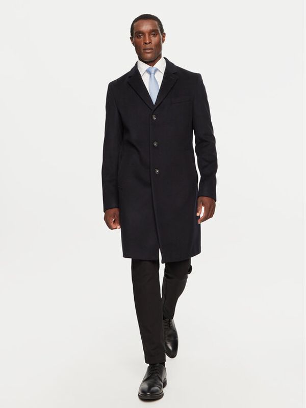 Boss Boss Vuneni kaput H-Hyde 50525739 Tamnoplava Slim Fit