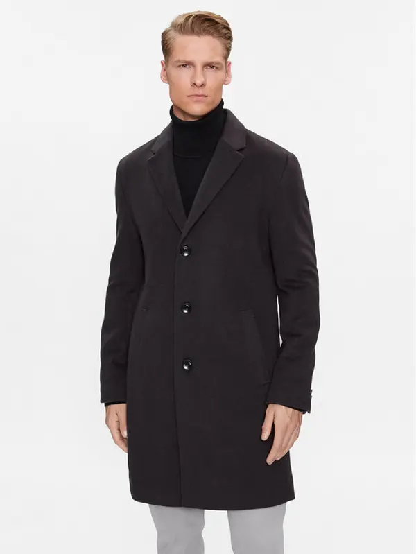 Boss Boss Vuneni kaput H-Hyde-C-224 50485199 Tamnoplava Regular Fit